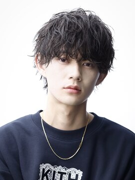 リップス 表参道店(LIPPS) 【ショートウルフ×MIXパーマ】内巻き　外ハネ　スパイラル