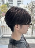 毛流れパーマ