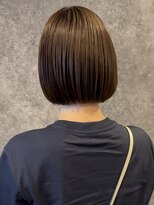 シック(chic.)&nbsp;酸性縮毛矯正×切りっぱなしボブ　2