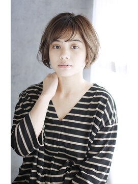 シュシュット(chouchoute) ミニウルフホワイトグレージュデジタルパーマチェリーブラウン10