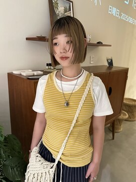 デン(den) ぷつっと bob+顔まわりカット