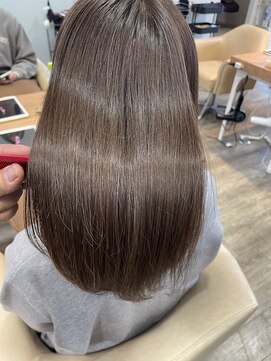 レフラム 獨協大学前店(le:fro:m) 髪質改善×美髪ノンアルカリストレート　3