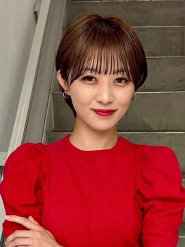 クロト(Clotho) ショートカット/髪質改善縮毛矯正白髪ぼかしレイヤーカラーボブ