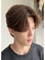 ネクストフォーヘアー(NEXT for hair)&nbsp;センターパート 毛流れ ブラウン ミルクティー ショコラ