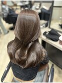 Mako ショコラグレージュ ブリーチなし 透明感カラー