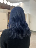 シア 春日部店(SHEER)&nbsp;【Hitomi】ブリーチ2回　ネイビーブルー