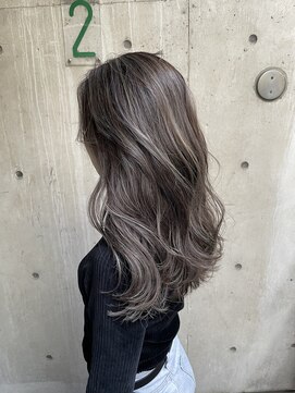ニコフクオカヘアーメイク(NIKO Fukuoka Hair Make) 福岡天神/大人かわいいハイライトカラー/赤み消しくすみカラー