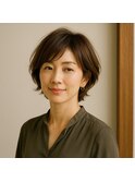 ミセス美フォルムショートボブ 30代 40代 50代 60代 髪質改善