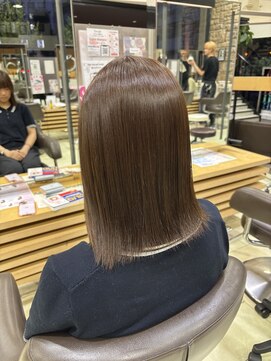 ゼスト 吉祥寺店(ZEST) オリーブベージュ/アッシュブラウン/ワンカラー/吉祥寺/池田和花