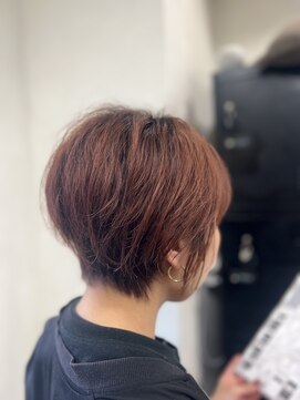 大人暖色ショート