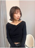 大人のゆるふわボブ