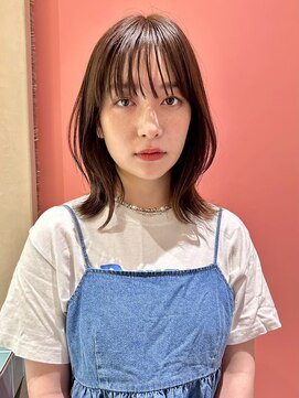 HIBIO【ヒビヲ】天神警固/ブリーチ/ダブルカラー/レイヤーカット/ボブ【4月15日OPEN】 レイヤーボブ鎖骨ミディアム顔周りレイヤーカット