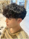 横須賀中央メンズカットメンズパーマ波巻きパーマツイストパーマ