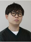 メガネに合う大人ナチュラルなパーマスタイル♪