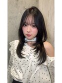 ミディアムレイヤーカット/似合わせカット/大人ガーリー/20代
