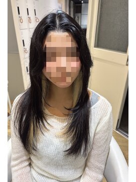 ルシードスタイル グローバルディー 稲毛店(LUCIDO STYLE GLOBAL.D) インナーカラー20代30代40代レイヤーカット韓国ボブ顔周り稲毛駅