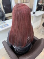 アンナヘアヴィラ(AnNa hair villa) ベリーピンク/グレイヘア