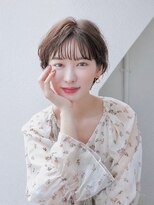 ハウスアンドヘアーワークス(House&Hair works) 前髪長め 大人小顔ショート 30代40代50代 藤沢