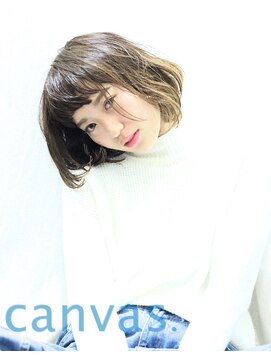 キャンバス 川崎(canvas.) 【canvas.川崎】人気の切りっぱなしボブ☆西田拓馬