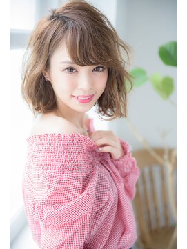 ミエルヘアーブラン(miel hair blanc) ふわボブアッシュベージュ【miel hair blanc】