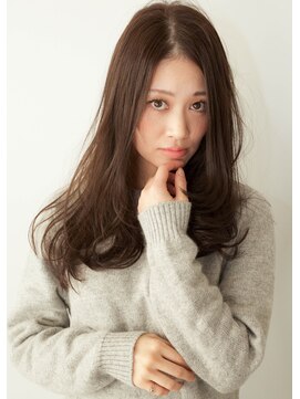 エース(ACE:Re) 【ACE:Re】簡単スタイリング♪センターパートのナチュラルヘア