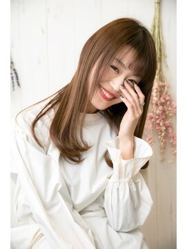 オレンジクラッカー(Orange Cracker) 【Orange Cracker】セミロング×ワンカールストレート