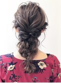 《Agu hair》ルーズ編み込みスタイル
