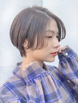 ラミ(L'ami)&nbsp;【東 純平】かわいい 丸みショート グレーベージュ