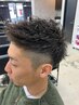 メンズカット＋パーマ＋炭酸スパ　￥9350