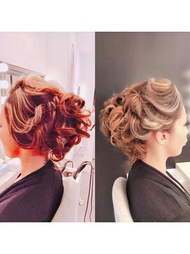 エーエム(AM) 華やかルーズミディアムポニー