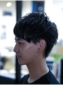 アップバング/ツーブロックマッシュ/束感/<理容室>[浦和/メンズ]
