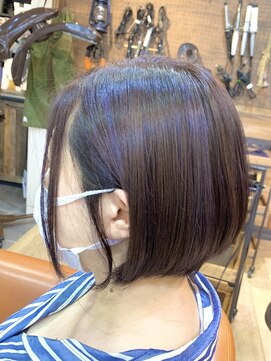 ヘアーデザイン ジュモク(Hair Design Jumoku) ハイライトパープル