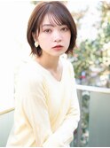 ボブミディアム髪型/ストレートパーマ/20代30代40代/表参道