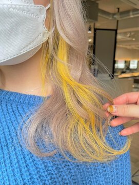 ベレーザ 渋谷(BELEZA) ba617_インナーニュアンスカラーロブヘアボブウルフAラインボブ