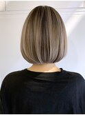 エアタッチボブ_グレージュカラーボブウルフ_ba402472