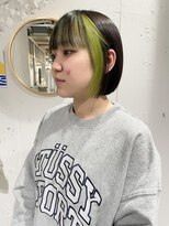 クリアーオブヘアー 栄南店(CLEAR of hair) ボブ×インナーカラー/OSUMI
