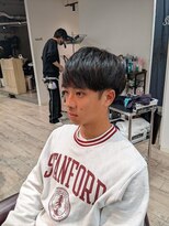 コワファーストナガサキシャンプーボーイ(COIFF1RST NAGASAKI SHAMPOO BOY)&nbsp;カサヤナギスタイル×アッシュブラック