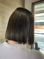 トレヘアー(tRe hair) 切りっぱなしボブ ミディアムヘア