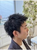 刈り上げなし スパイキーショート
