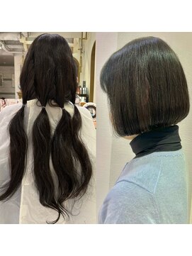 ロンドアベニール 北千住(Lond avenir) ヘアドネーション ばっさりボブ☆美髪ボブ/美髪矯正[北千住]