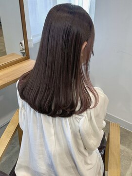 ハイフ(haif) 【haif】イヤリングカラー インナーカラー ピンク