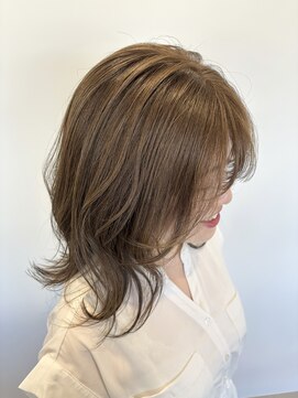 イフプロデュースドバイアミカ(iF produced by Amica) ブリーチ無しミルクティーベージュ