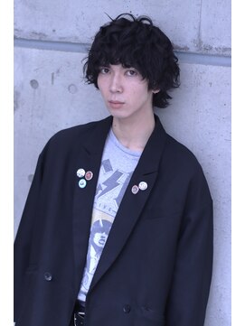 ブークル(boucle) ミディアムマッシュウルフパーマ