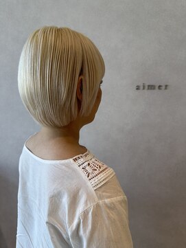 エメ バイ ヘアーポケット(aimer by hair pocket) *+aimerが叶える...抜きっぱなしブリーチカラー*