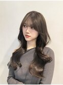 顔まわり/似合わせ/レイヤーカット/前髪/韓国ヘア/谷町四丁目