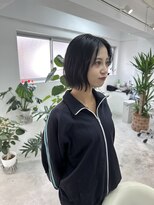 ルーツ 巣鴨 本店(roots)&nbsp;切りっぱなし外はねボブ