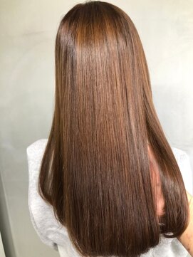 ジーナ 船橋(Zina) 髪質改善＊ロングレイヤーグレーベージュ＊美髪【Zina船橋】