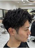 スパイラルパーマ