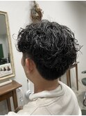 リッチ感とラフさ◎ メンズスパイラルパーマ