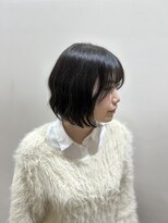ヘアーライズ 池袋東口店(hair RISE)&nbsp;タッセルボブにストレートアイロンで波巻きタッセルウェーブ